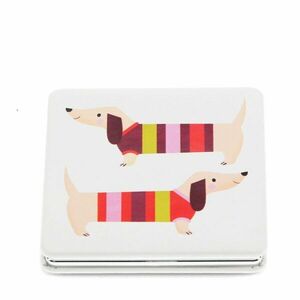 Kozmetikai nagyítós tükör 7x7 cm Sausage Dog – Rex London kép
