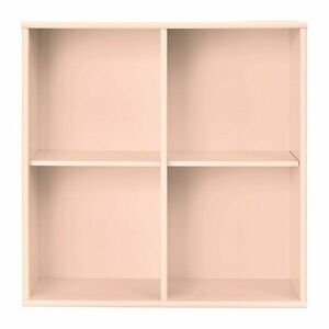 Világos rózsaszín függő könyvespolc 70x70x27 cm Mistral – Hammel Furniture kép