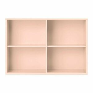 Világos rózsaszín függő könyvespolc 89x61x32, 5 cm Mistral – Hammel Furniture kép