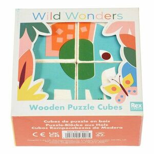 Fa kockák Wild Wonders – Rex London kép