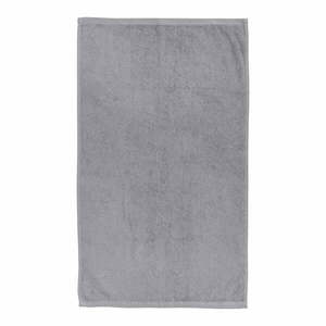 Szürke gyorsan száradó frottír pamut fürdőlepedő 90x140 cm Quick Dry – Catherine Lansfield kép