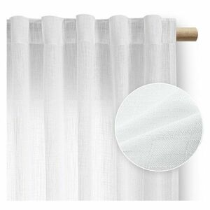 Fehér függöny 140x250 cm Valeta – Restilo kép