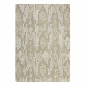 Bézs kézi szövésű gyapjú szőnyeg 160x230 cm Dion Ikat – Flair Rugs kép