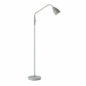 Szürke LED dimmelhető állólámpa fém búrával (magasság 140 cm) Patro – Markslöjd kép
