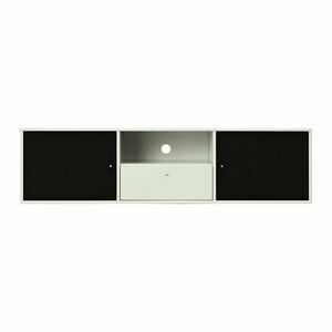 Mentazöld-fekete TV-állvány 161x42x45 cm Mistral – Hammel Furniture kép