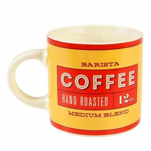 Piros-krémszínű kerámia bögre 350 ml Barista – Rex London kép
