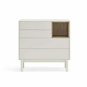 Krémszínű komód 90x90x40 cm Corvo – Teulat kép