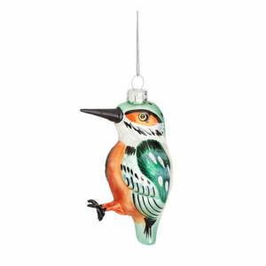 Üveg kézzel készített karácsonyfadísz 10, 5 cm Kingfisher – Sass & Belle kép