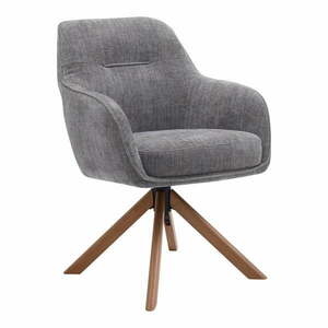 Szürke kárpitozott étkezőfotel szett 2 db-os Avola – Unique Furniture kép