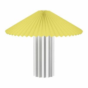 Sárga-ezüstszínű dimmelhető asztali lámpa textil búrával (magasság 36 cm) Taite – Blomus kép