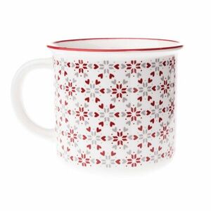 Fehér porcelán bögre karácsonyi mintával 380 ml – Dakls kép