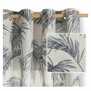 Szürke-krémszínű függöny 135x250 cm Palmera – Restilo kép