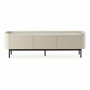 Krémszínű TV-állvány 180x55x40 cm Willa – MOME kép