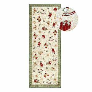 Zöld pamutkeverék futószőnyeg karácsonyi mintával 80x200 cm Toy's Delight Green Christmas – Villeroy&Boch kép