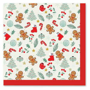 Szalvéta szett 20 db-os 33x33 cm Cookie – Homéa kép