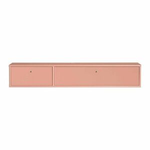 Rózsaszín TV-állvány 136x22x32, 5 cm Mistral – Hammel Furniture kép