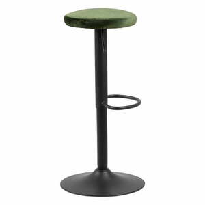 Zöld kárpitozott állítható magasságú bárszék (ülésmagasság 62 cm) Finch – Actona kép