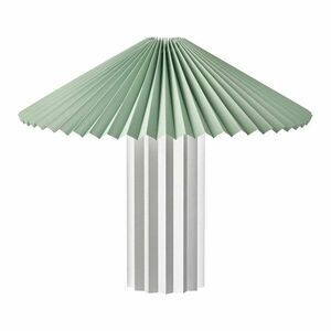 Ezüstszínű-zsályaszínű dimmelhető asztali lámpa textil búrával (magasság 36 cm) Taite – Blomus kép