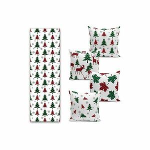 Párnahuzat és asztali futó szett 5 db-os Tartan – Mila Home kép