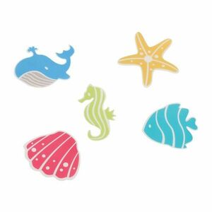 Gyerek csúszásgátló alátét szett fürdőkádba 5 db-os 12x12 cm Waterworld – Spirella kép