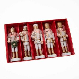 Fa karácsonyfadísz készlet 4 db-os 12, 5 cm – Dakls kép