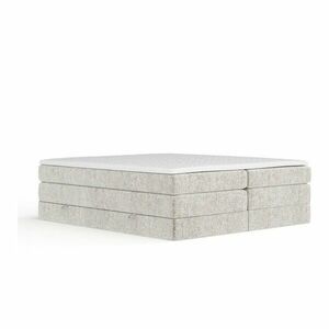 Bézs ágyneműtartós-ágytámla nélkül boxspring ágy 180x200 cm Juniper – Maison de Rêve kép