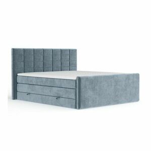Kék ágyneműtartós boxspring ágy 140x200 cm Ava – Maison de Rêve kép