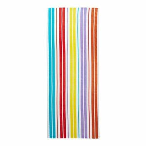 Pamut strandtörölköző 78x200 cm Rainbow Stripe – Catherine Lansfield kép