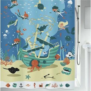 Zuhanyfüggöny 180x200 cm Pirates – Spirella kép