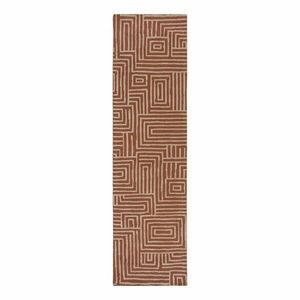 Terrakotta színű futószőnyeg 80x300 cm Kylo – Flair Rugs kép