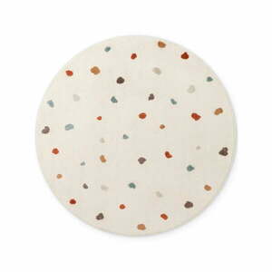 Krémszínű gyerek szőnyeg ø160 cm Funny Dots – Hanse Home kép