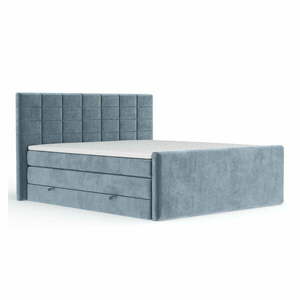 Kék ágyneműtartós boxspring ágy 180x200 cm Ava – Maison de Rêve kép