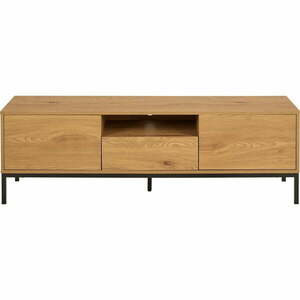Natúr színű TV-állvány tölgyfa dekorral 140x45x40 cm Seaford – Actona kép