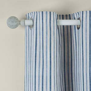 Kék függöny szett 2 db-os 168x229 cm Logan Stripe – Catherine Lansfield kép