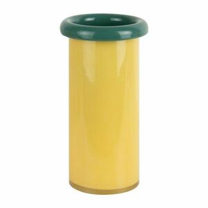 Sárga üveg váza (magasság 23, 5 cm) Plegado – PT LIVING kép