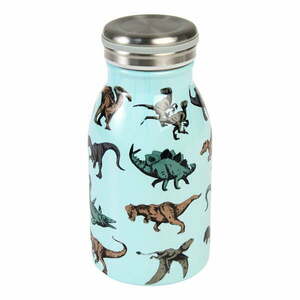 Világoskék rozsdamentes acél gyerek ivópalack 250 ml Prehistoric Land – Rex London kép