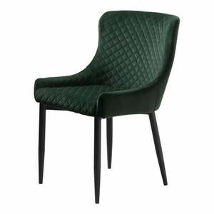 Zöld kárpitozott étkezőfotel Ottowa – Unique Furniture kép