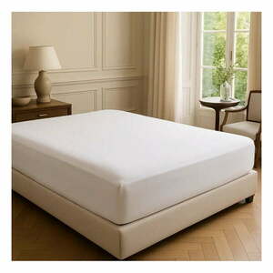 Fehér gumis renforcé pamut lepedő 200x200 cm Ranforce – Mila Home Luxury kép