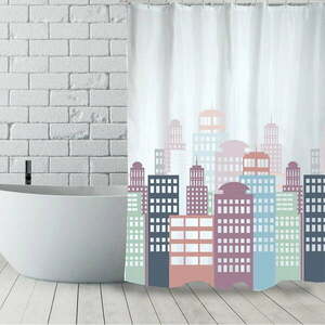 Zuhanyfüggöny 140x180 cm Villes – MSV kép