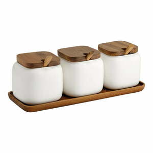 Porcelán cukortartó-sótartó doboz szett 3 db-os Essentials – Ladelle kép