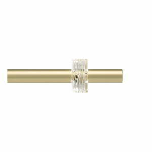 Matt aranyszínű acél bővíthető függönykarnis 107 - 305 cm Flute – Umbra kép
