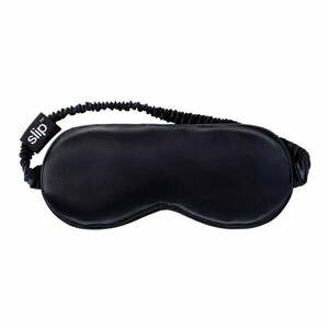 Fekete selyem alvómaszk Black – slip kép