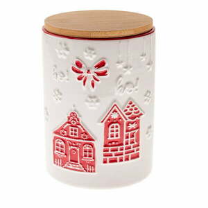 Kerámia keksztartó doboz Christmas cottage – Dakls kép