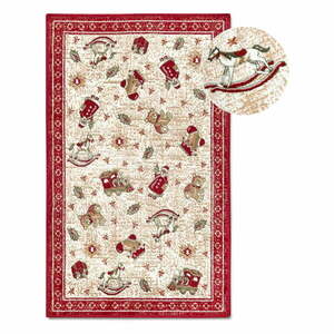 Piros pamutkeverék szőnyeg karácsonyi mintával 50x80 cm Toy's Delight Red Christmas – Villeroy&Boch kép