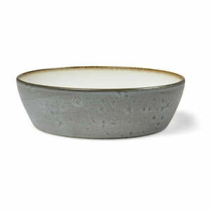 Fehér-zöld kőedény tálka Grey/Cream – Bitz kép