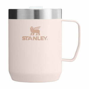 Világos rózsaszín rozsdamentes acél termobögre 230 ml Stay-Hot Camp Mug Rose Quartz – Stanley kép