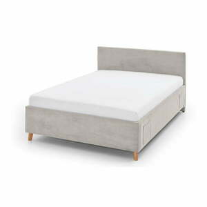 Bézs kárpitozott gyerekágy ágyrács nélkül 140x200 cm Cool – Meise Möbel kép