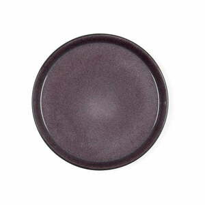 Fekete-lila kőedény tányér ø 27 cm Black/Purple – Bitz kép