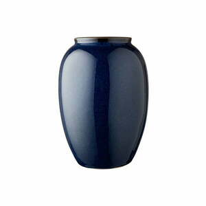 Sötétkék kőedény váza (magasság 25 cm) Blue – Bitz kép