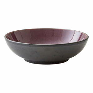 Fekete-lila kőedény tálka 1 l Black/Purple – Bitz kép